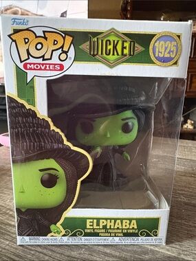 Funko Pop! Movies Elphaba Wicked Vinyl Figure - Green & Black